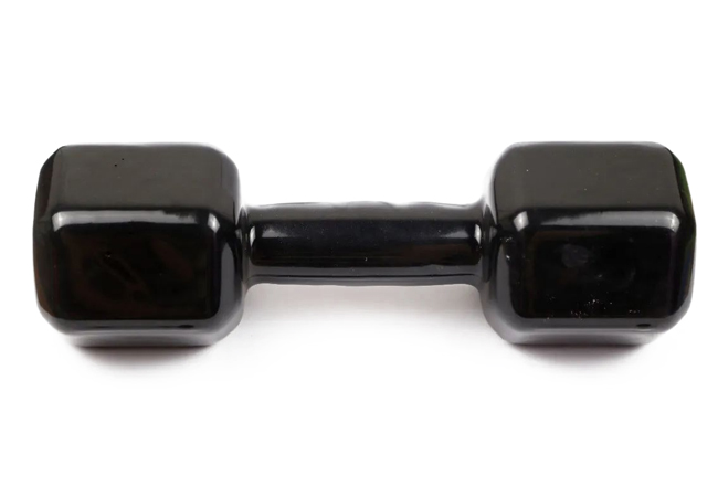 Dumbbells Sextavado Emborrachado